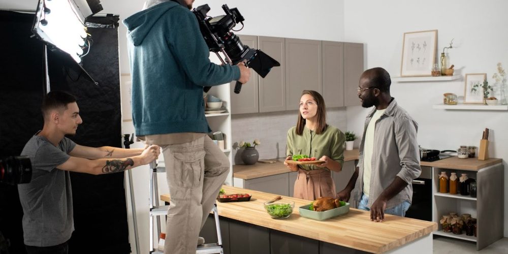 contratar uma produtora